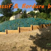 massif et bordure bois