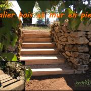 montage escalier bois